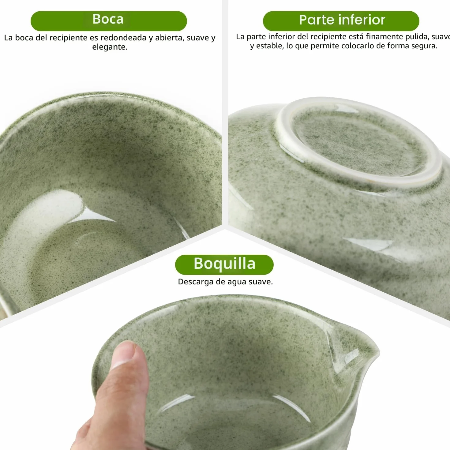 Matcha Kit - Té Matcha Kit de 4 Piezas, Batidor Té Matcha, Cuenco Té Matcha, Soporte Chasen y Cuchara Matcha - Kit Matcha para la Ceremonia del Té - Ideal para el Hogar, la Oficina y Como Regalo
