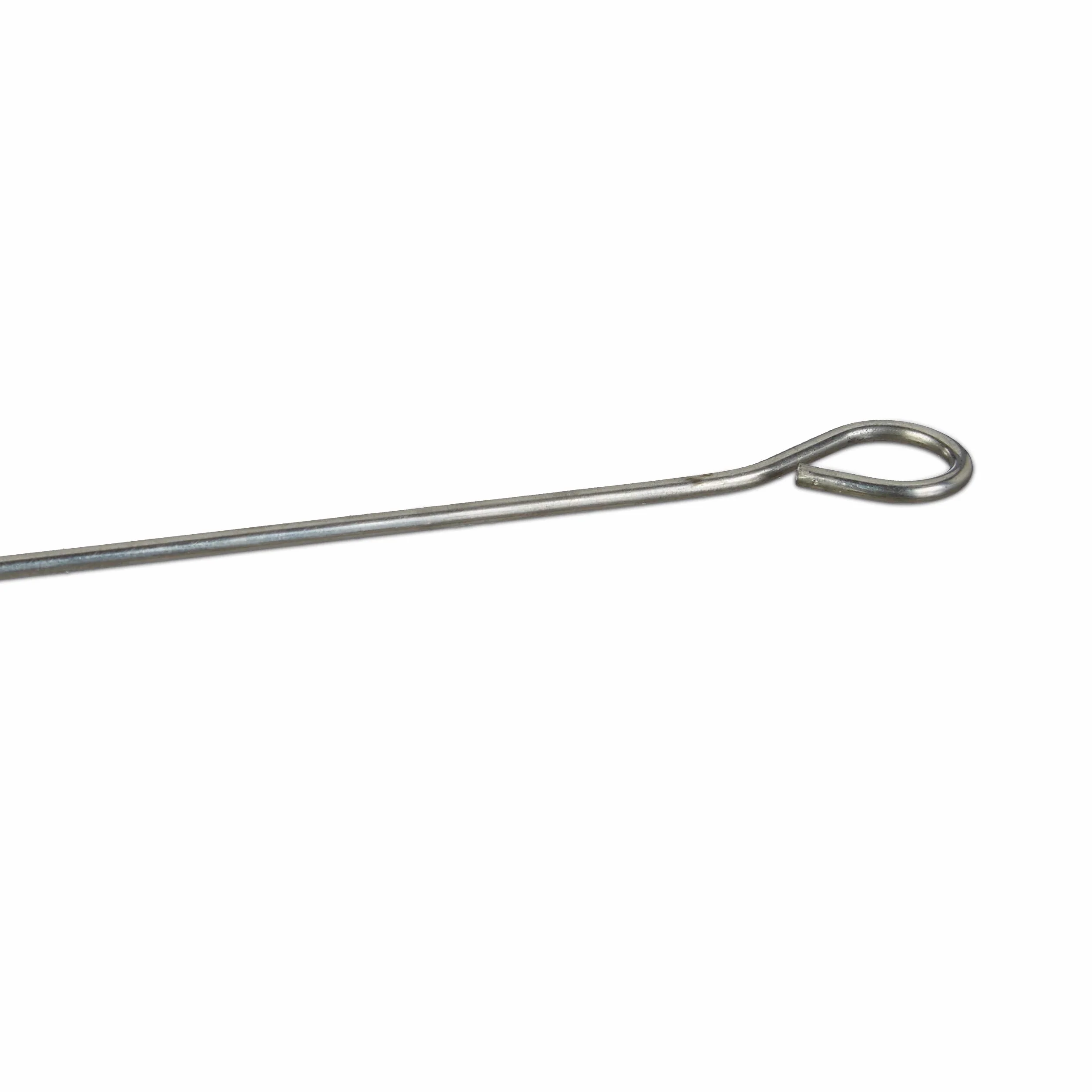 Relaxdays Juego Pinchos Barbacoa, Acero Inoxidable, 11 cm, 50 Unidades