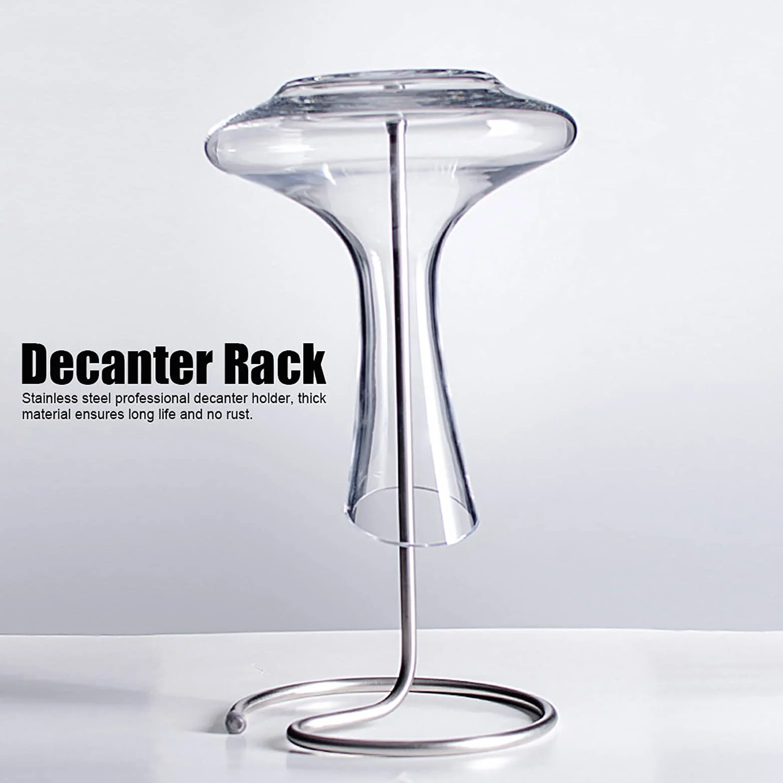 Decanter Rack, Decanter Stand Práctico, Simple, Estable para Uso Profesional, para Cocina, para Uso General, para Secar en el Hogar