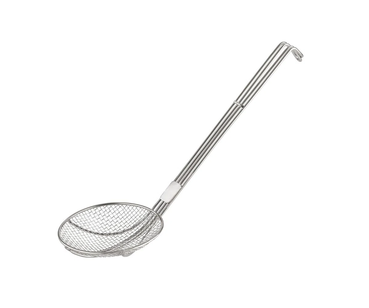 METRO Professional Espumadera, acero inoxidable, ¯ 16 cm x 48 cm, plateada
