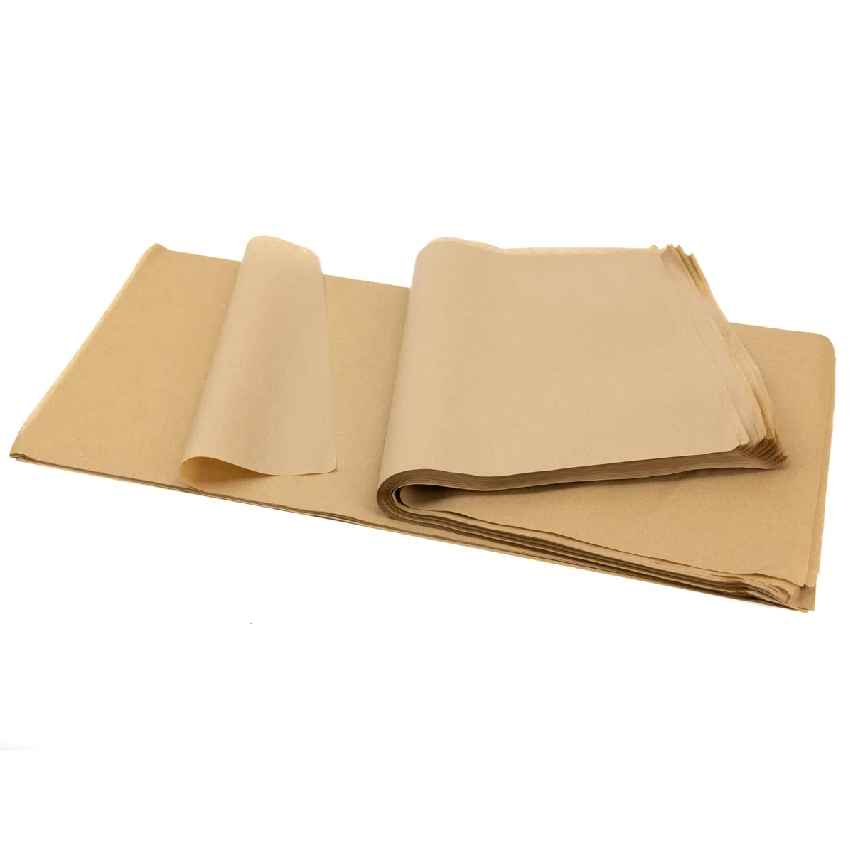 Papel seda kraft, papel fino para envolver, patrones de costura, marrón 100 hojas, 28x62 cm, 24 g/m²