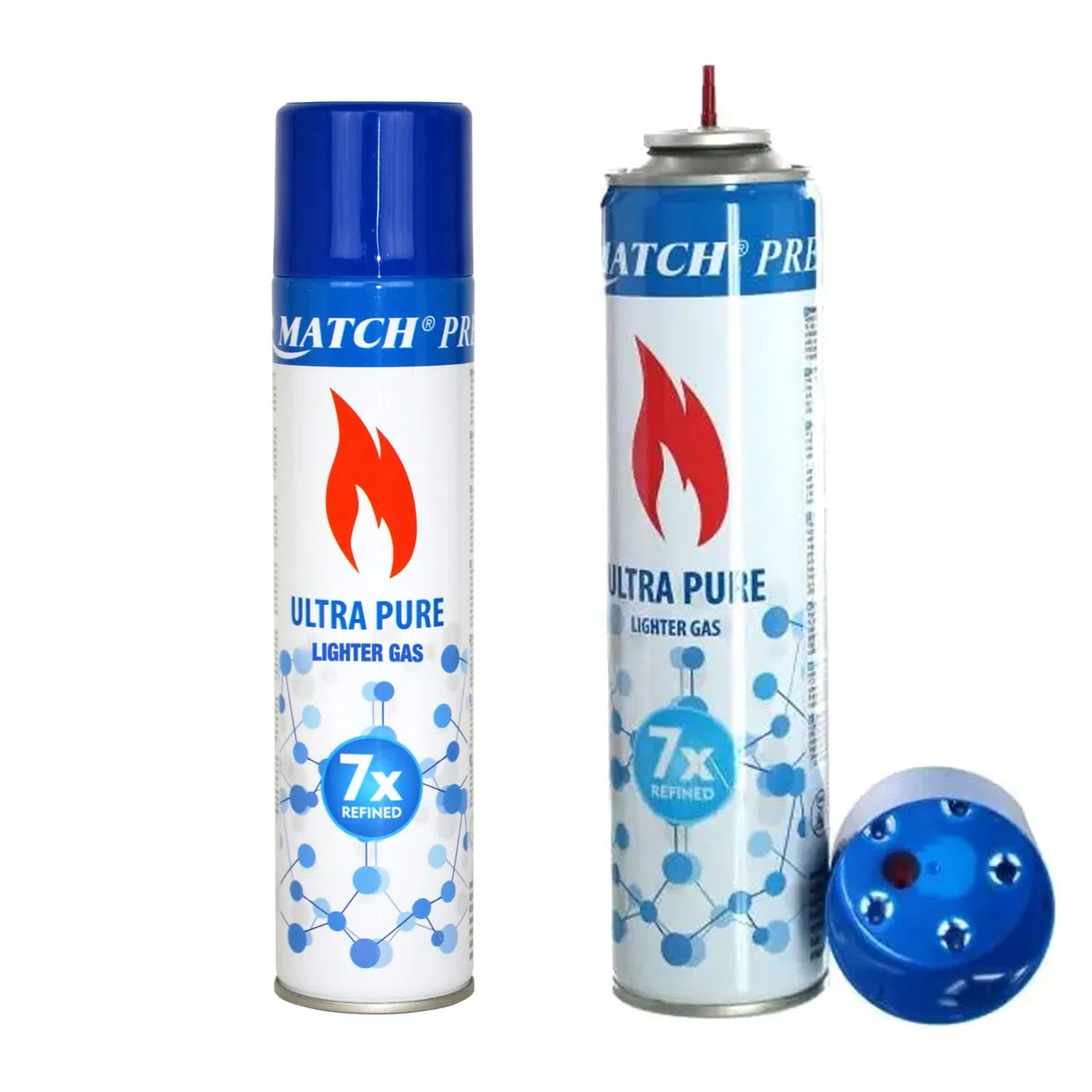 Gas para encendedores de 300 ml con 5 adaptadores | Impurezas casi cero | Quemador de cerveza de llama | Gas de recarga | Mechero de tallo Stormlighters (1)