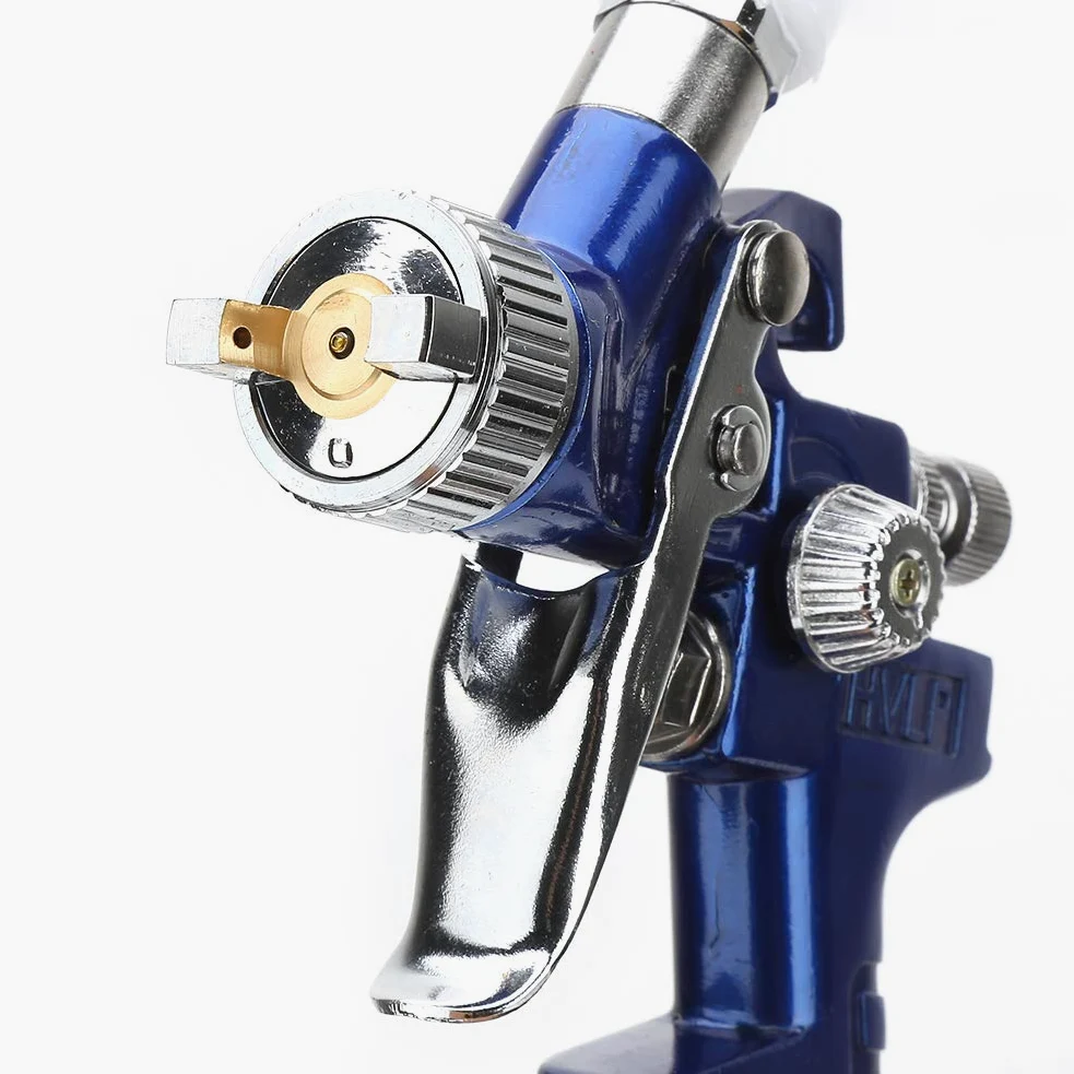 Aerógrafo versátil Conjunto de Coches Pistola de Pintura al óleo neumática Gravedad aerógrafo Europeo Tipo Conector(0.8mm)