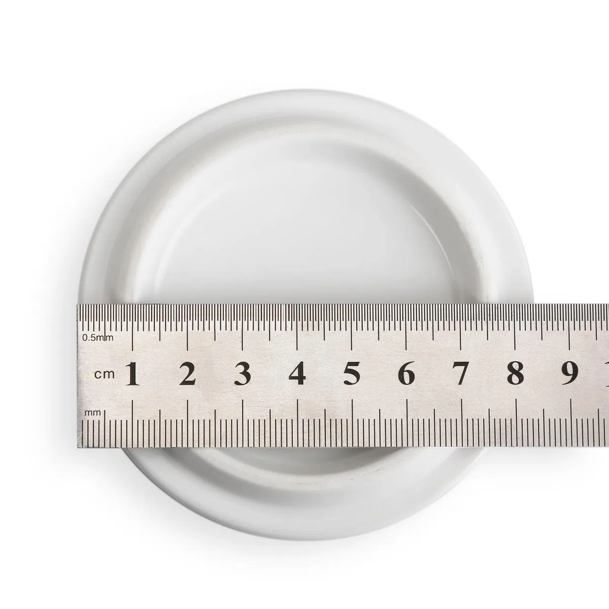Tapas de cerámica blanca para taza de café, 2 piezas, tapa de cerámica blanca para taza de 11 onzas, cubierta de taza para mantener caliente y a prueba de polvo para líquidos calientes y fríos