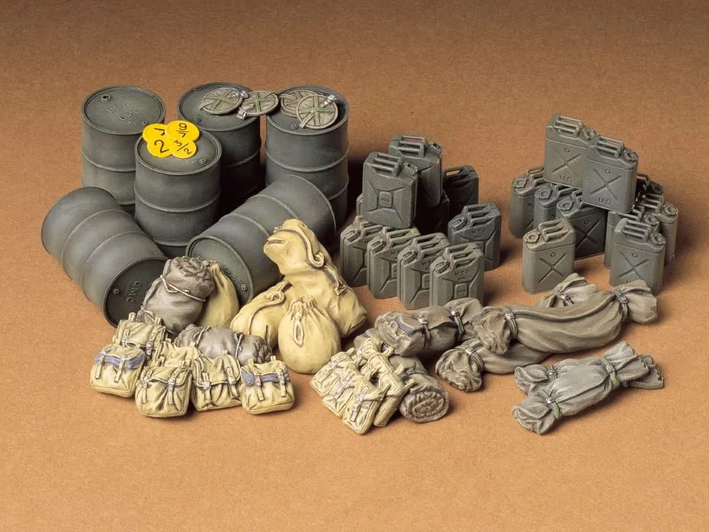 Tamiya 35229 - Maqueta Para Montar, Set de Accesorios Para Vehículos Aliados Escala 1/35