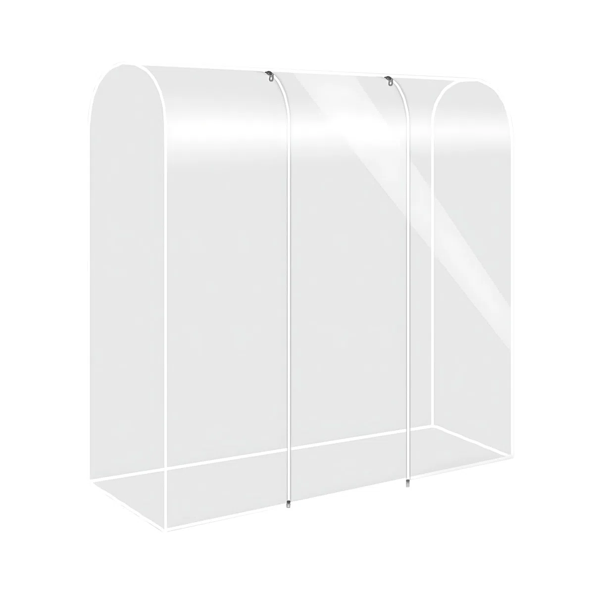 Funda Perchero, Transparente Funda Protectora de Ropa para Ropa 120×50×150 cm Funda Protectora para Perchero Cubierta de Polvo de Ropa, Fundas de Ropa para Evitar Polvo y Suciedad