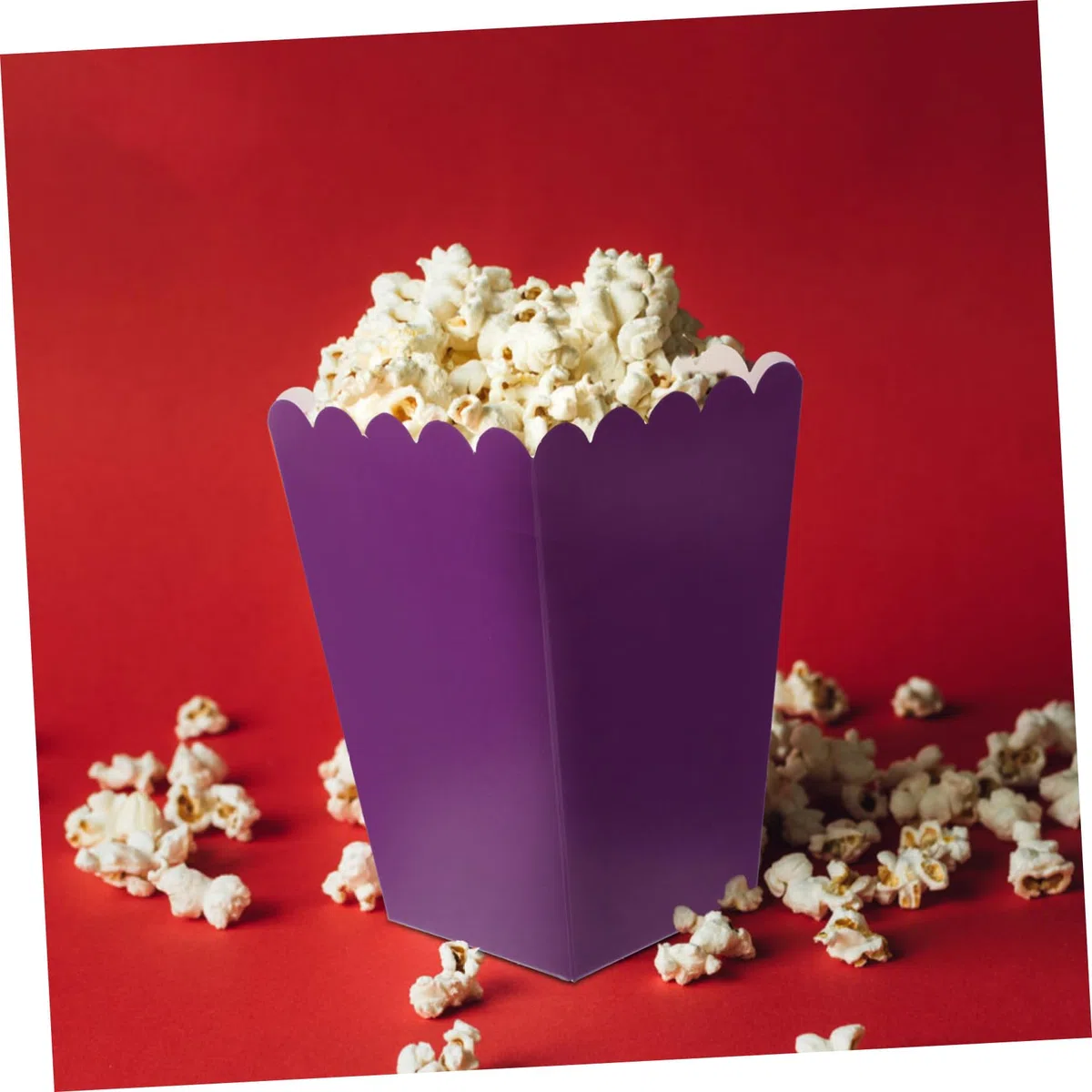 ifundom Cajas 250g de 50 Cartón para Blanco Maíz Púrpura a de Palomitas Almacenamiento Resistentes Grasa y Buffet de Dulces de Snacks