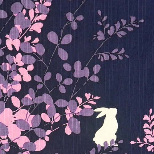 HAMAMONYO Furoshiki Wrap Cloth Dream of Moonlight Blue 50 x 50 cm