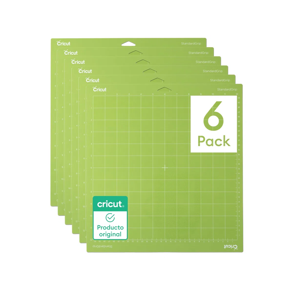 Cricut Alfombrilla StandardGrip de 12 x 12 pulgadas (paquete de 6)