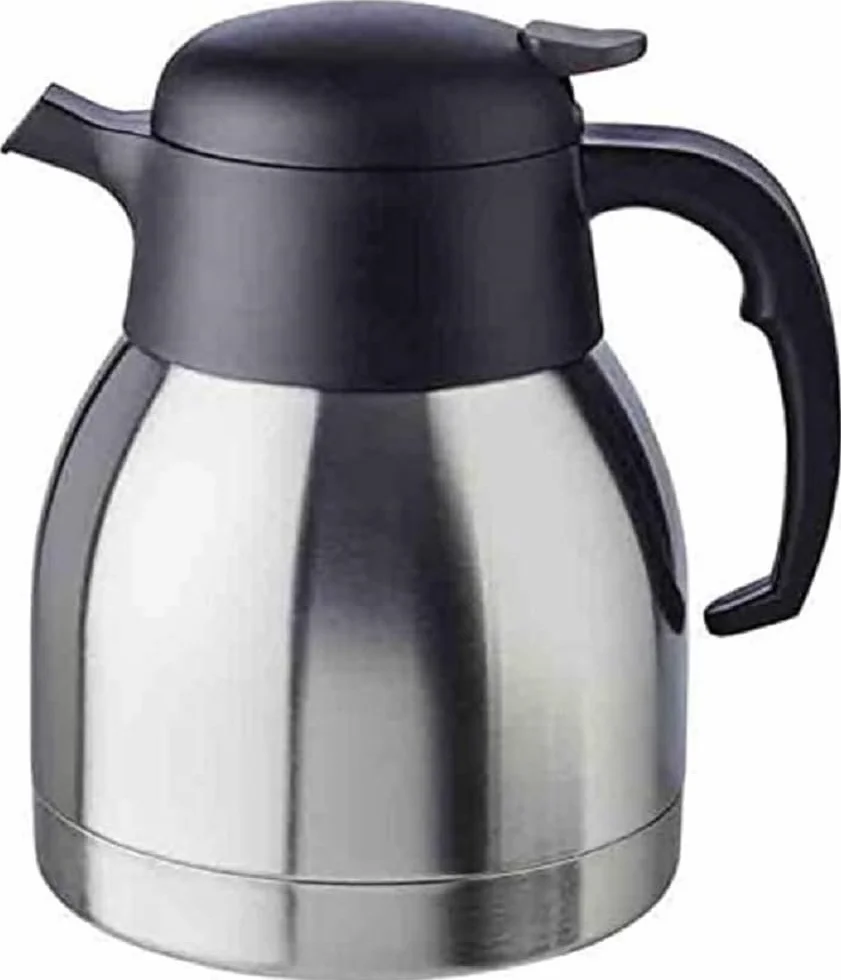 APS – Jarra térmica ( – Classic de acero inoxidable y polipropileno, diámetro de 14 cm, altura: 19 cm, 1 L)