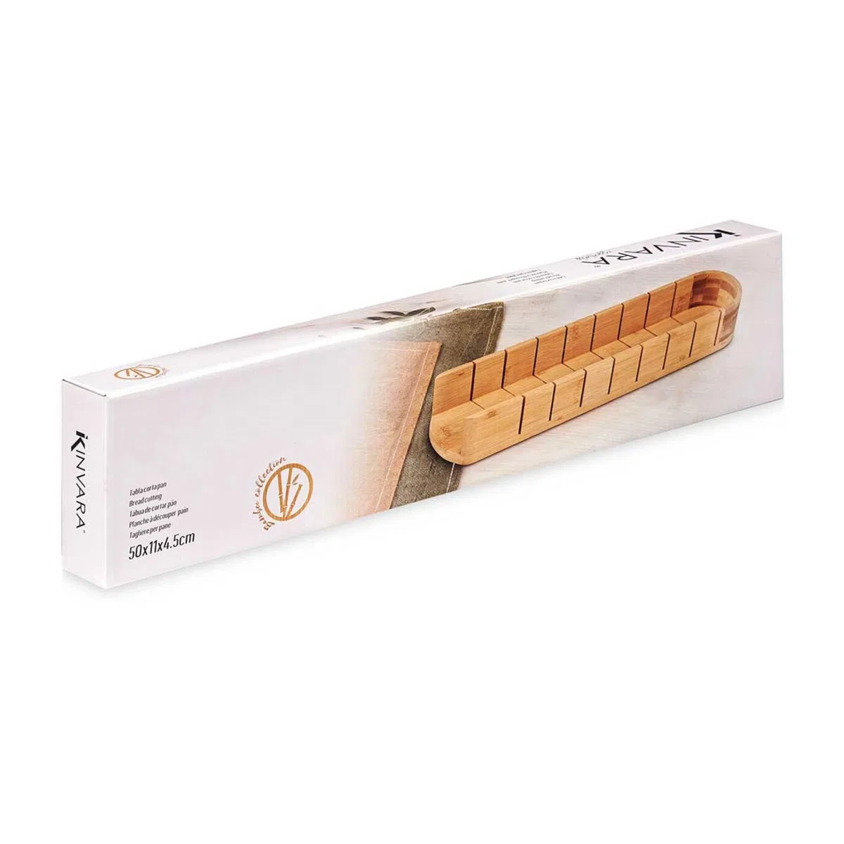 Tabla bambu corta pan 50 cm colección KINVARA
