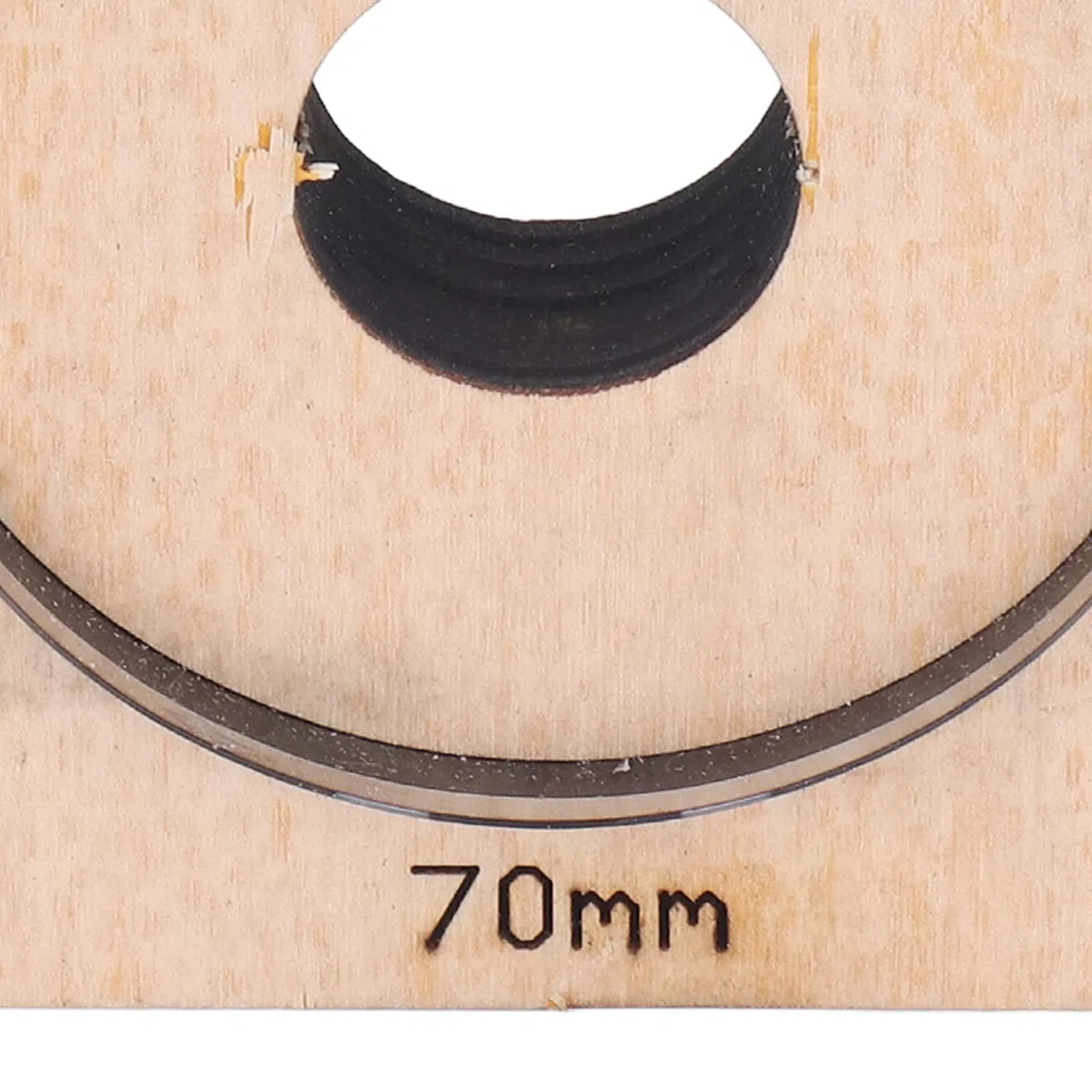 Tissting Troqueles De Corte Circular De 70mm - Herramienta De Estampado Para Cuero, Cartón, Caucho Y Más, Ideal Para Manualidades Y Decoraciones De Bricolaje
