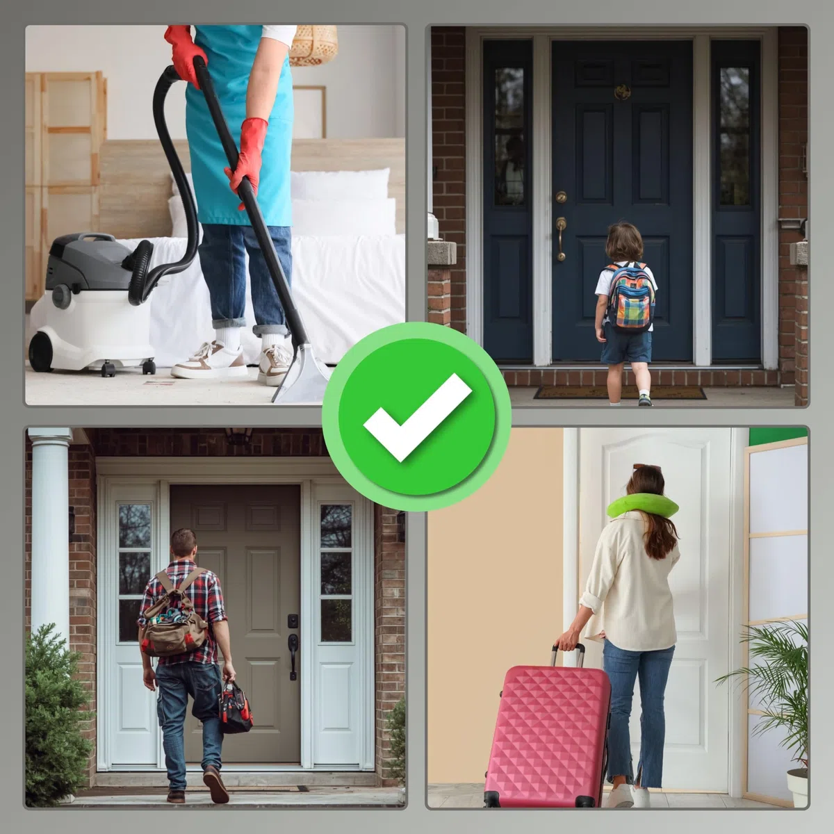VECTA Caja Fuerte para Llaves con Asa Portátil – Código 4 Dígitos Aluminio Impermeable para 5 Llaves, Negro/Gris – Caja Llaves Pared y Colgante Casa, Airbnb, Garaje