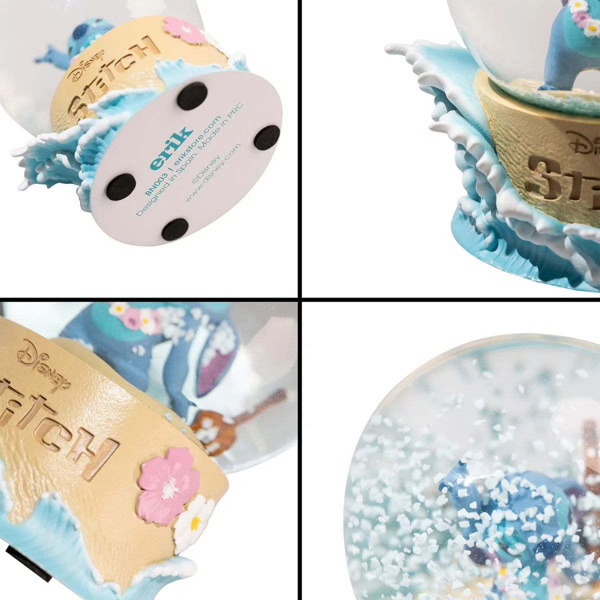 Bola Nieve Disney Stitch - Figura Stitch, Bola de Cristal con muñeco Stitch : Decoración Navidad Disney | Stich Regalos, Regalos Stitch niña