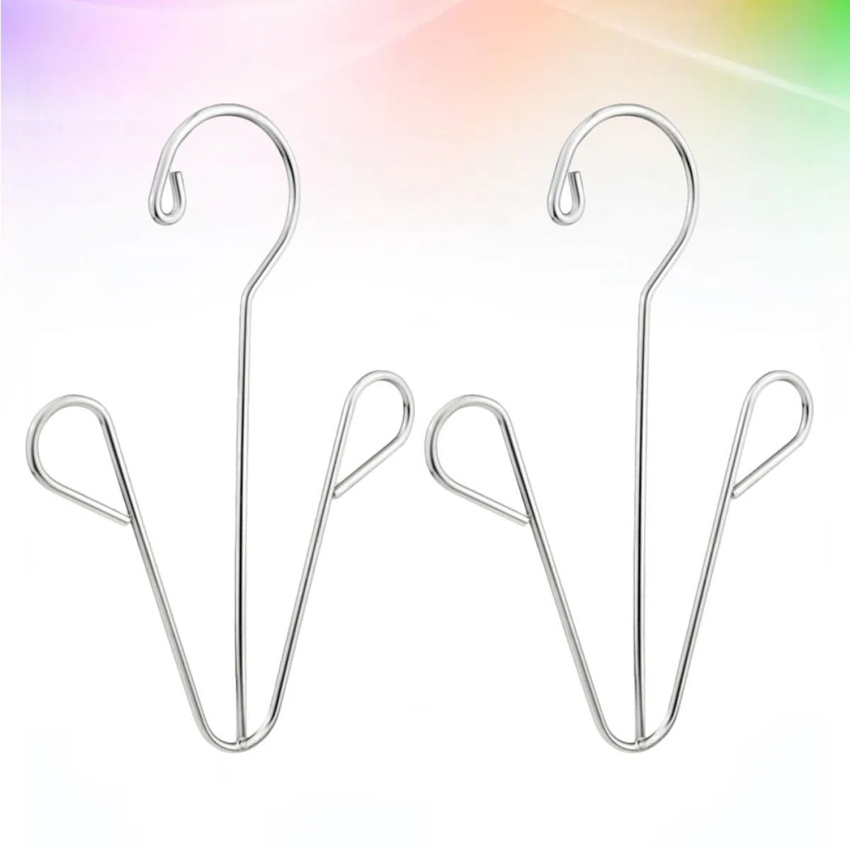 Angoily Tendedero para Zapatos de Acero Inoxidable, Organizador Colgante Ganchos, 8piezas, para Calzado, Mantener en Buen Estado
