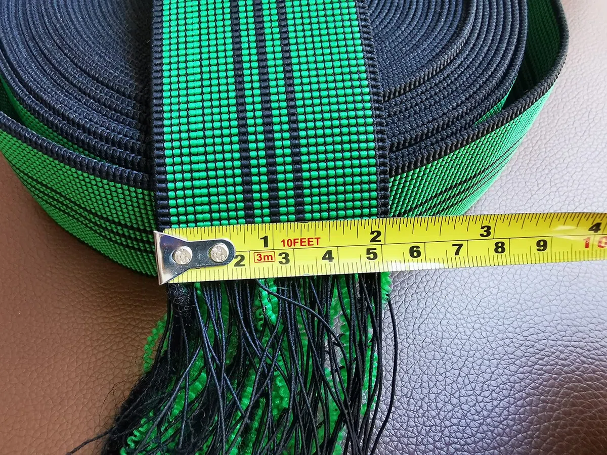 25 m de grosor y alta elasticidad 2 correas elásticas anchas, tapicería DIY, sofá, silla, reemplazo de cinturón de seguridad, cinturón de goma para modificación de tapicería
