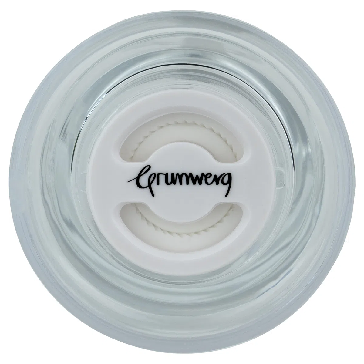 Grunwerg Combinación de Molinillo de Pimienta y Salero 2 en 1, Engranajes Cerámicos Duraderos y Anticorrosivos, 14.5 cm - Acrílico Transparente