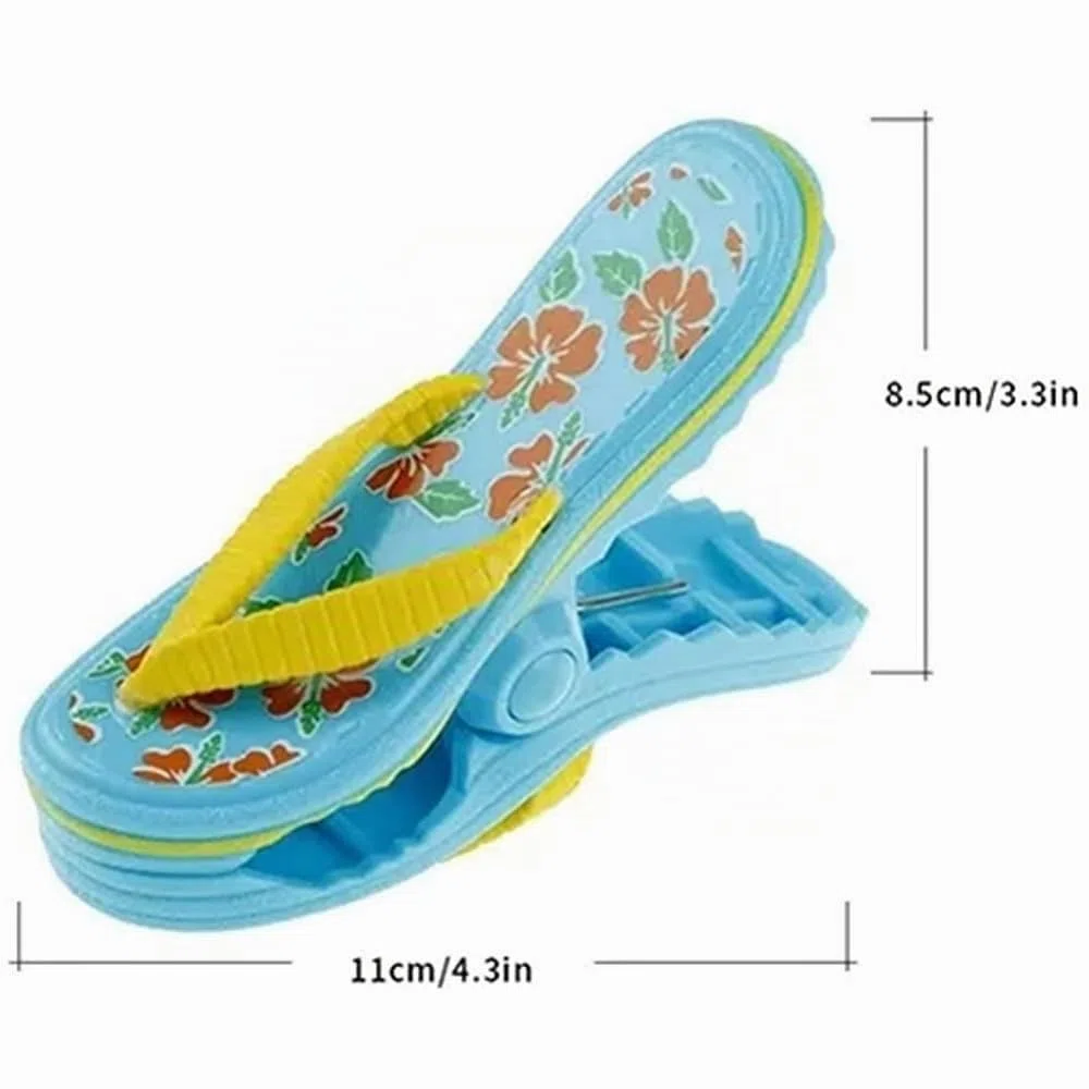TRIXES 8 pinzas novedosas para toallas de playa, clips de viaje seguros para tumbona para uso en interiores y exteriores, clip jumbo para la playa, jardín, piscina, tumbona o silla de terraza, edredón