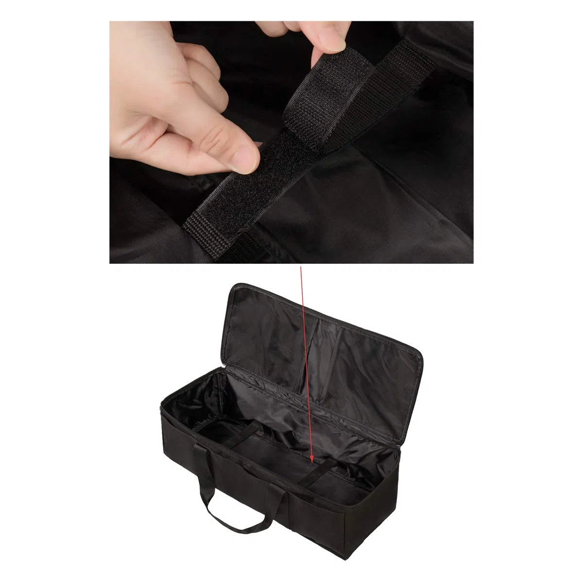 Bolsa de Transporte Compatible con Cricut Explore Air y Maker, Bolsa Impermeable Compatible con Cricut Explore Air y Supplies (Negro, 1+1)