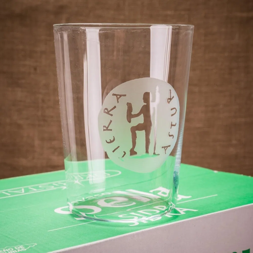 Tierra Astur Vasos de Sidra Asturiana de Cristal Pack 6