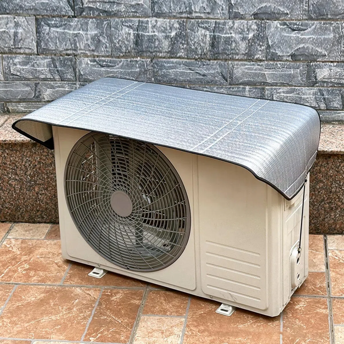 Cubierta de montaje para unidad exterior | Piezas y accesorios de aire acondicionado | Ocultador de CA, cubierta central de aire acondicionado, de unidad de aire acondicionado
