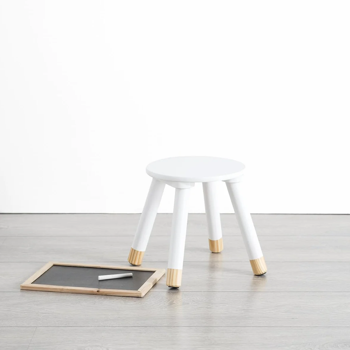 ATMOSPHERA CREATEUR D'INTERIEUR Taburete Infantil Douceur Blanco 26 cm