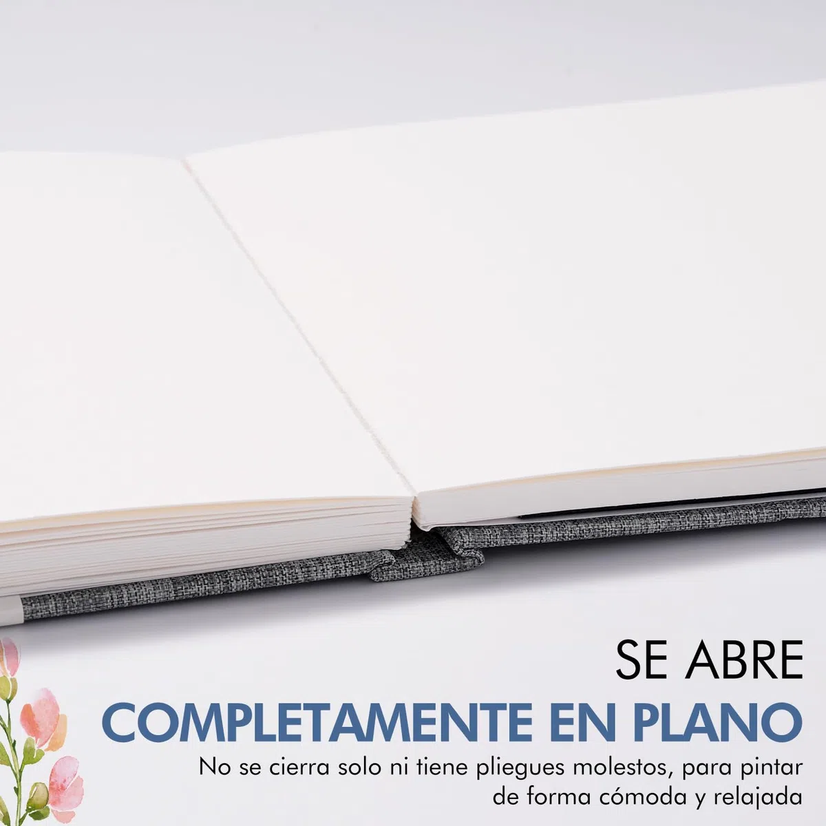 Cuaderno de Acuarela 19 x 19 cm, 100% Algodón, 300 g/m², Sin Ácidos, Prensado en Frío, 30 hojas, Tapa Dura, ideal para Viaje, Urban Sketching, Artistas y Principiantes | Watercolor Sketchbook