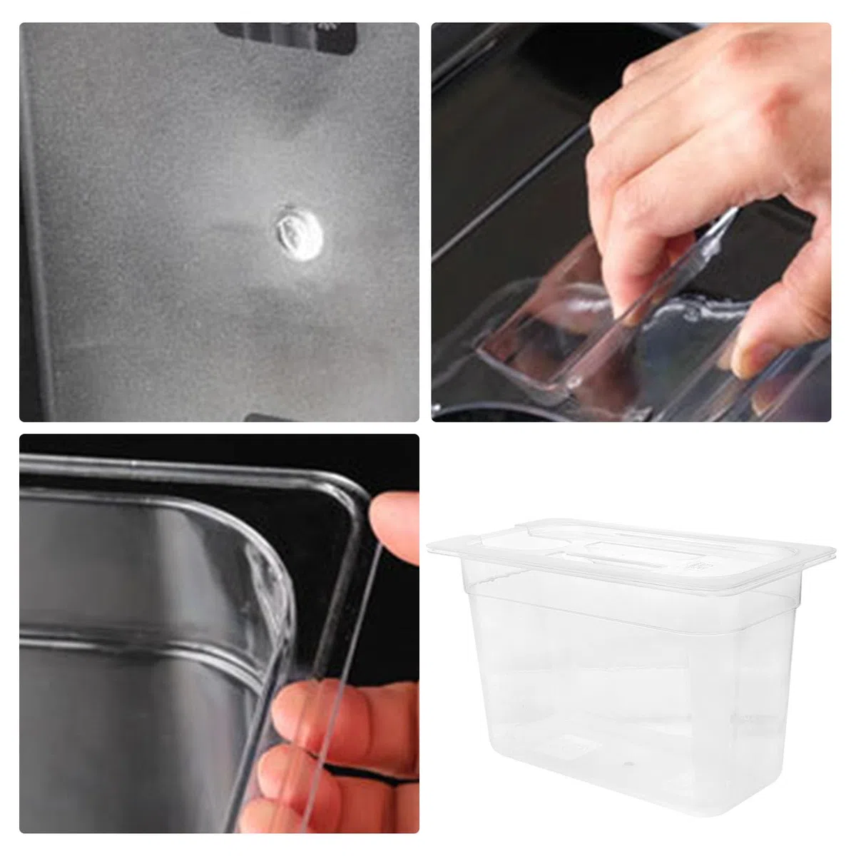 Amplio recipiente de cocción lenta de baja temperatura de 6 L para cocineros profesionales, tanques de agua Sous Vide de gran capacidad, contenedor Sous Vide