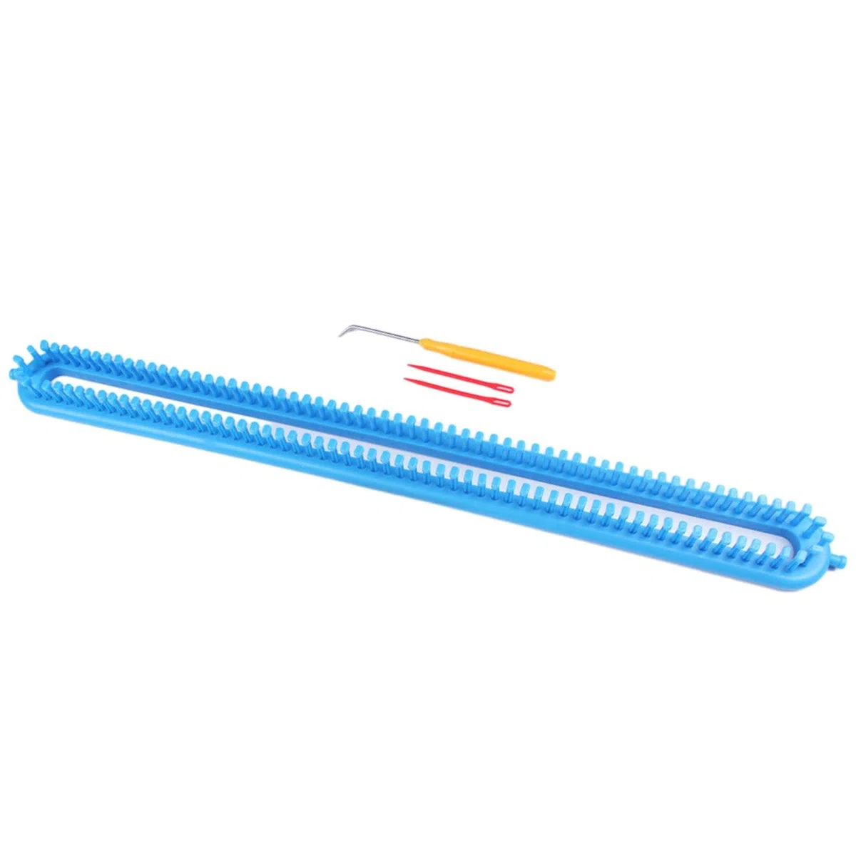 Colcolo Telar de Bufandas, Telar Rectangular, Duradero, artesanía de Bricolaje, Ganchillo, Bufanda Hecha a Mano, Dispositivo de Tejer para suéter, Bufanda, 58CM