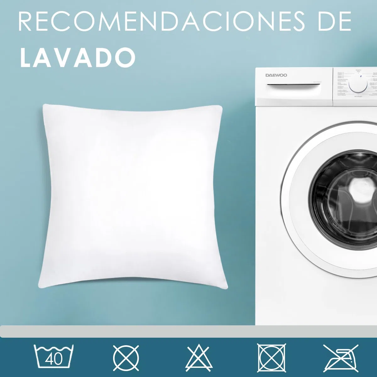 Aitsse- Relleno de Cojín de Fibra Hueca Siliconada de Alta Recuperación 2/4/6 Unidades, Suave, Mullido, Antialérgico. Cojín Decorativo para Casa, Dormitorio, Salón o Coche. (4, 45x45cm)