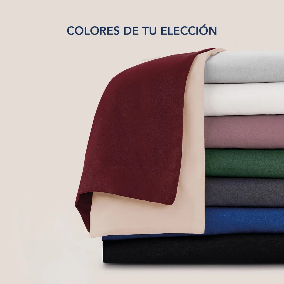 Dreamzie Sabanas 160x200 cm - Juego de Sabanas 4 Piezas - Poliéster Microfibra Cepillada - Sabana Bajera, Sabana Encimera Cama y 2 Fundas de Almohada (Sabanas Cama 160, Beige)