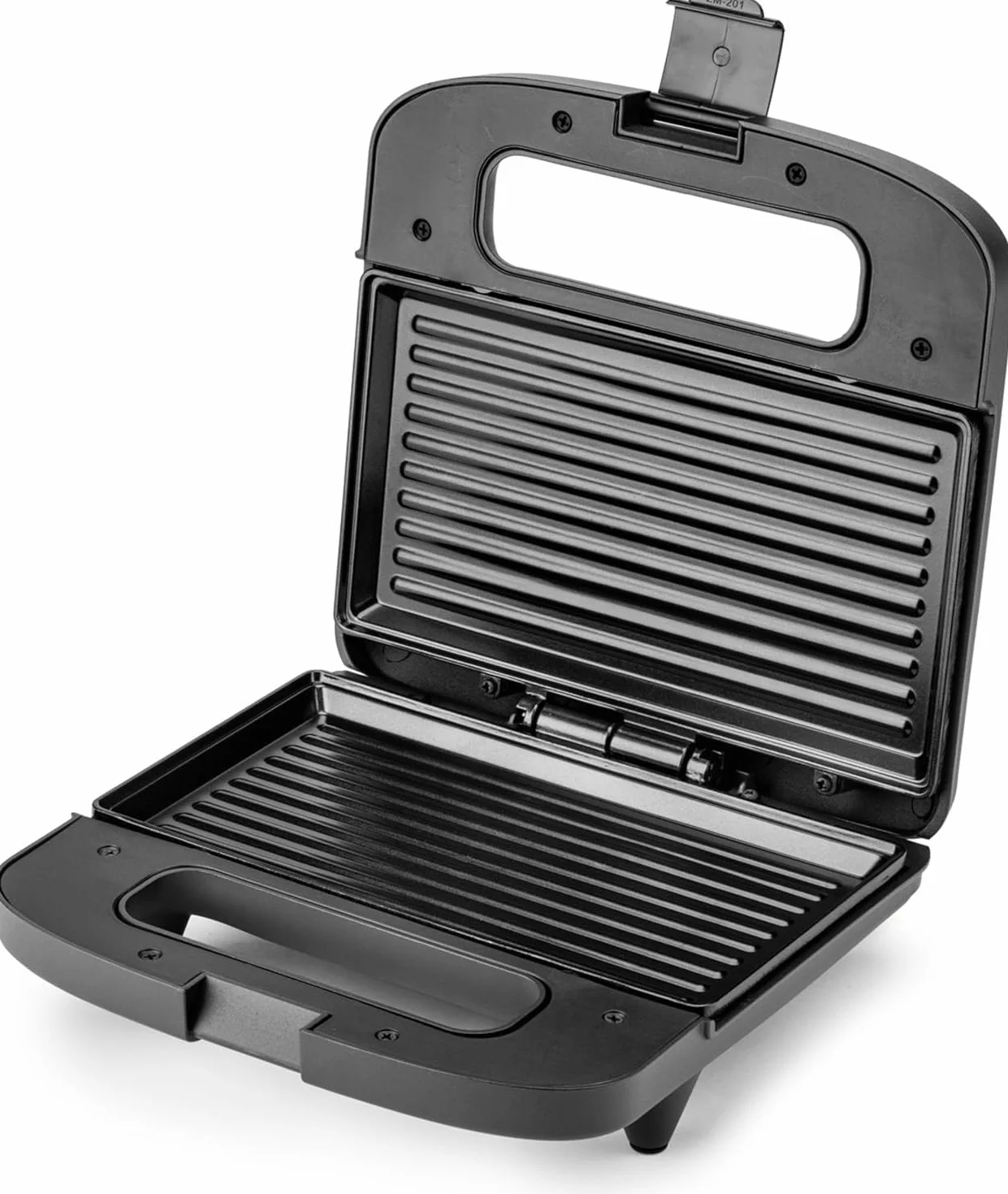 QuickBite - Tostadora de pan antiadherente 1000 W, panini y sándwiches, color negro