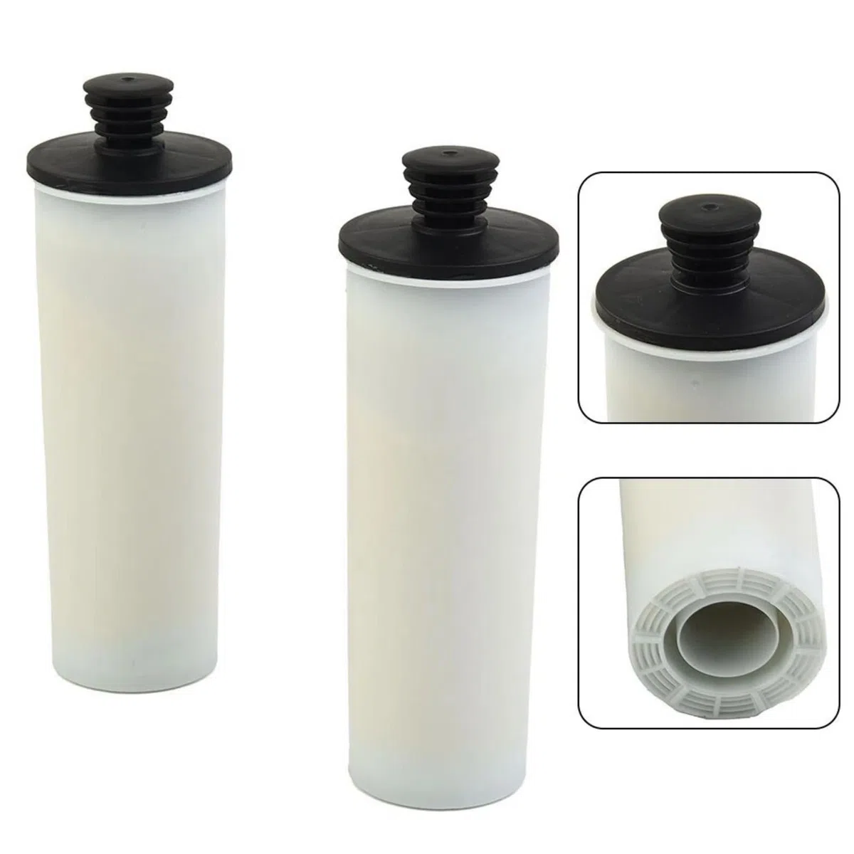 Paquete de 1/2 cartuchos descalcificadores para Kärcher 2.863-018.0 - Filtro antical para limpiadores de vapor SC2U/SC3U/SC3UP, prolonga la vida útil del aparato (1)