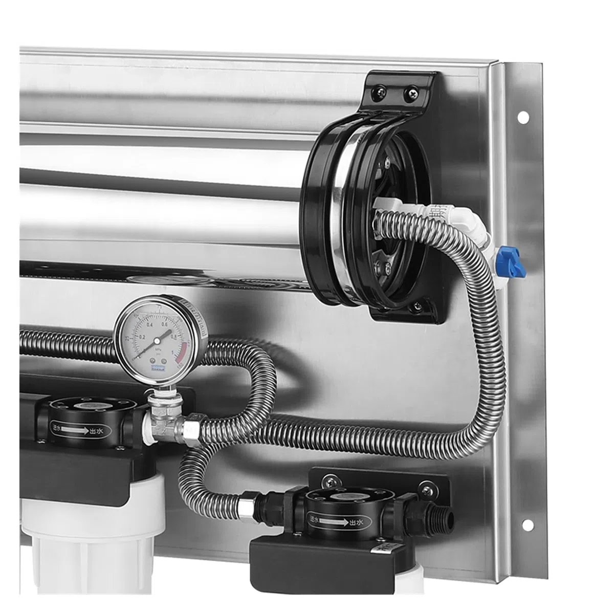 Filtros de Agua para Grifo, Purificador de agua comercial Filtro de membrana de ultrafiltración de 5 etapas, sistemas de agua Máquina de filtro de agua UF de acero inoxidable 304