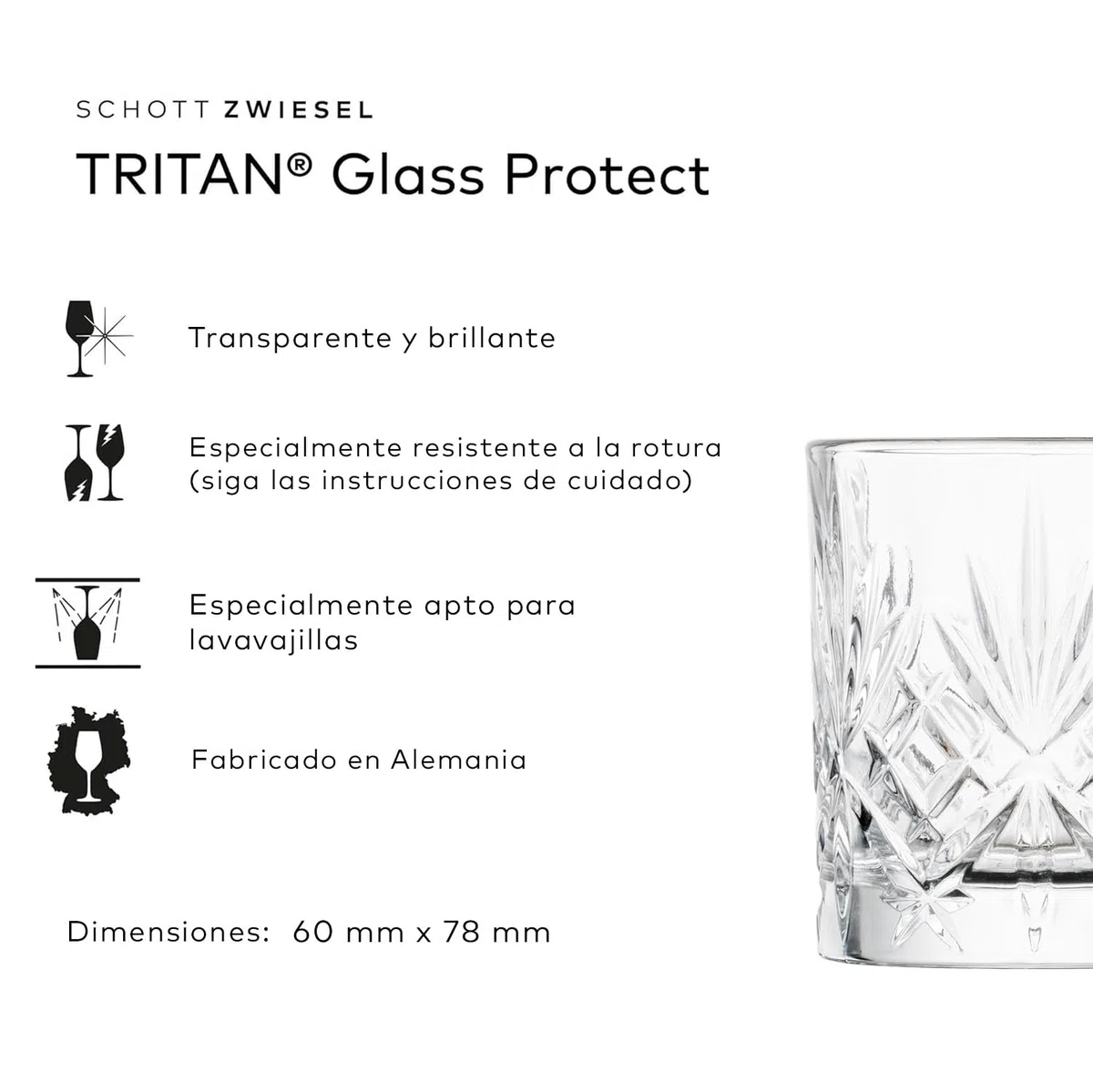 SCHOTT ZWIESEL Copas de licor Show (juego de 4), vasos de chupito intemporales para aguardiente con relieve, vasos de cristal Tritan aptos para lavavajillas (art. nº. 123932)