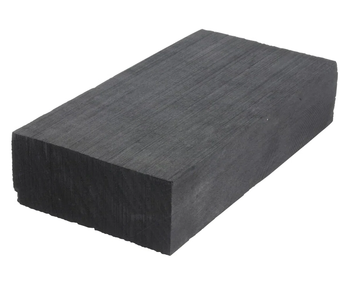 Bloque de carbón natural de madera de cal para soldar y soporte 140 x 70 x 30 mm para fabricación de joyas