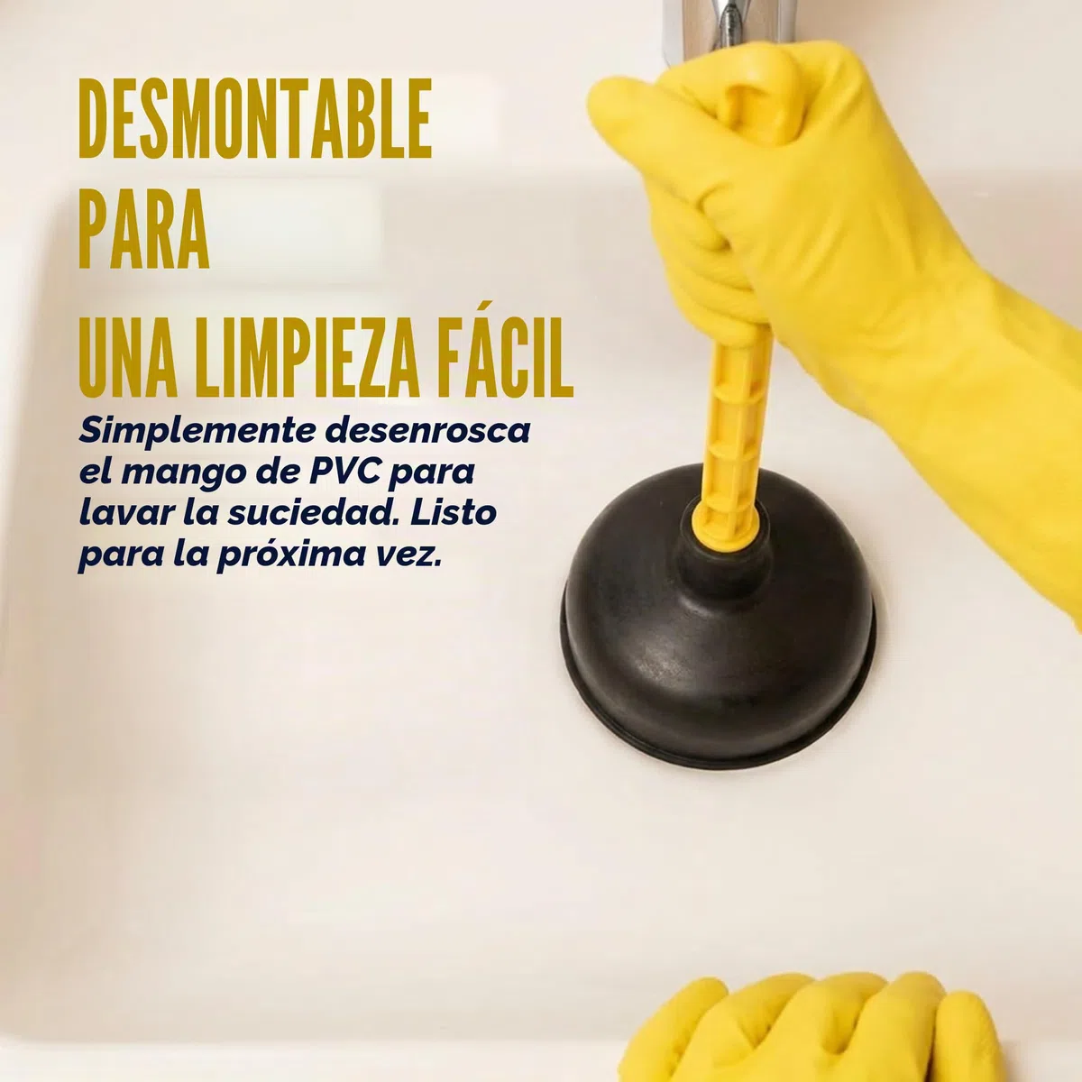 Juego de 2 desatascadores de goma para fregadero de 11,5 cm y 14 cm, herramienta de desbloqueo de drenaje de baño resistente para desatascar el émbolo de drenaje de ducha para desatascador de