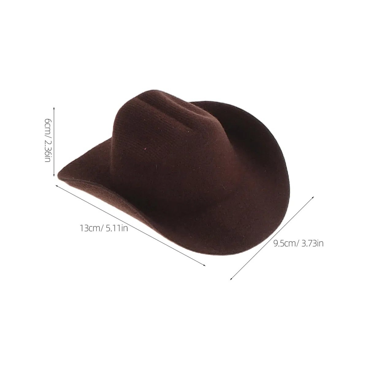 Holibanna Mini Sombreros De Vaquera para MuñEcas 8 Piezas En Eva Sombreros De Fiesta Y Accesorios para DecoracióN De Fiestas TemáTicas del Oeste Y Casas De Juegos