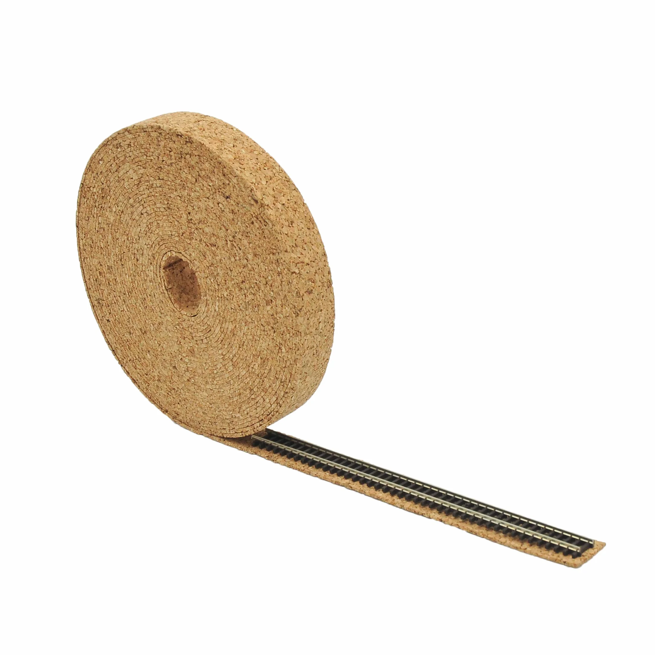 SPD UK Rollo de corcho, calibre N, para manualidades, modelo de ferrocarril, 10 metros x 25 mm, 2 mm de grosor
