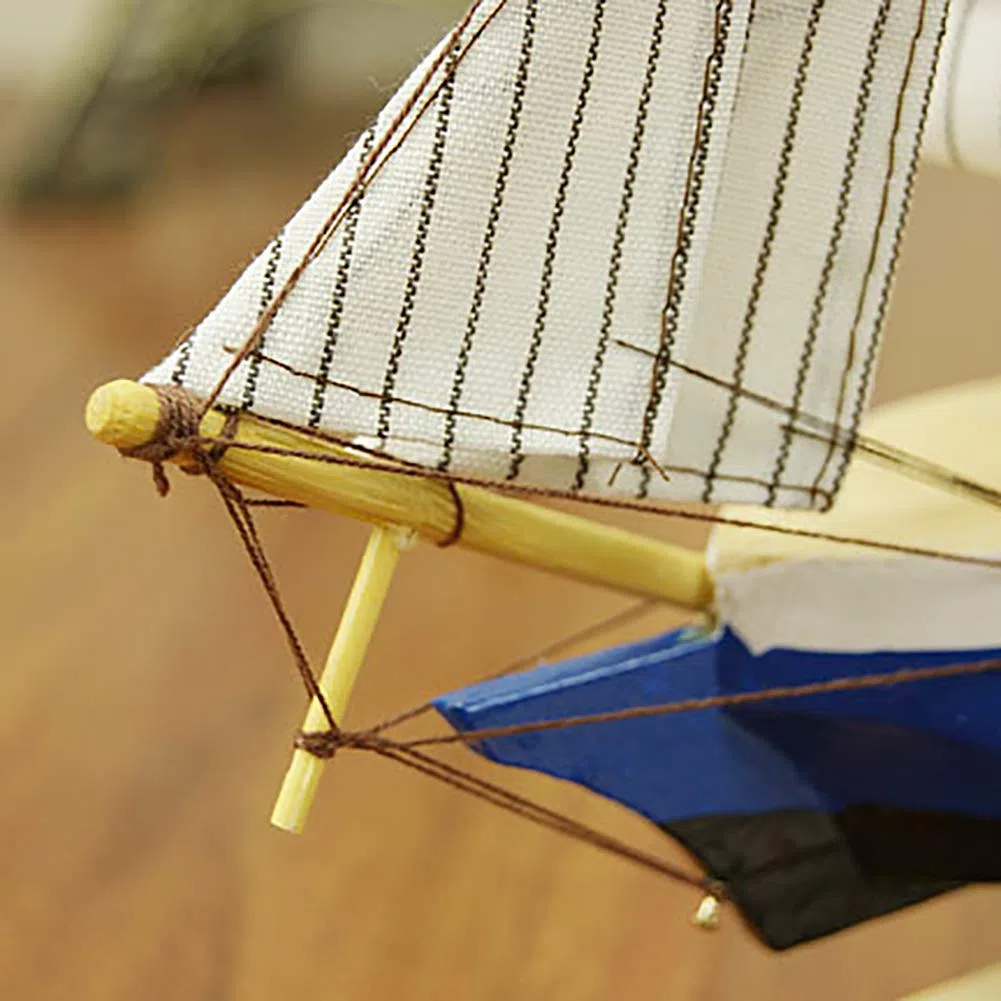 Comtervi - de Vela Marítimo Decorativo de Madera, Decoración Marinera, de Pesca, Vela de Madera, Modelo 24 x 6 x 24 cm