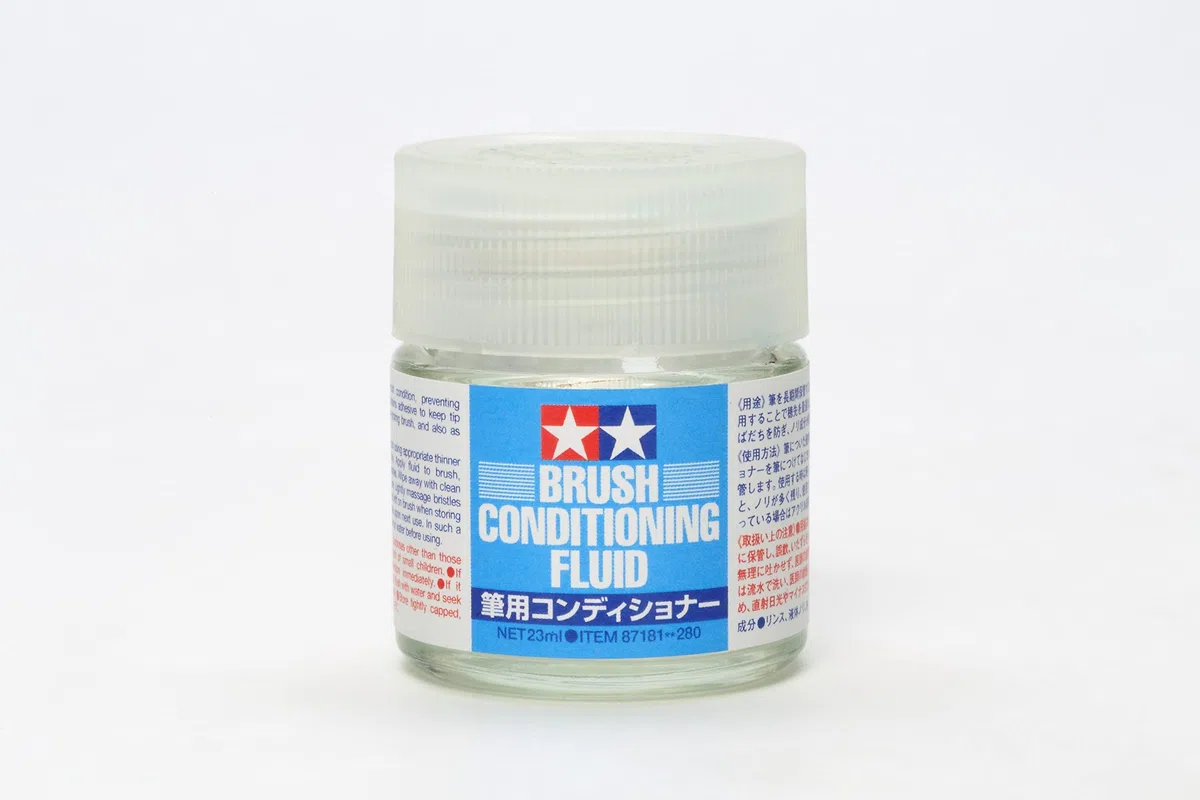 Tamiya - Solución de cuidado de pinceles – Acondicionador de pinceles – 23 ml