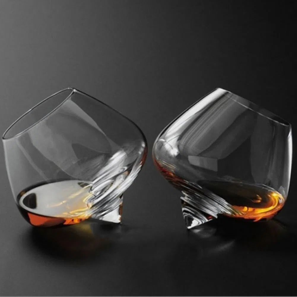 Vasos de ron de fondo redondo de 235 ml, vasos de whisky sin tallo, copas de vino tinto y blanco, para clubes, bares, karaokes