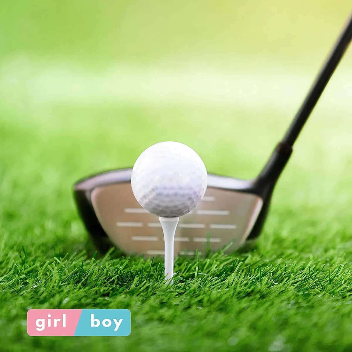 Gender Reveal Golf Bengala Humo Rosa y Azul Baby Shower, Boy or Girl Humo Gender Reveal Party Games