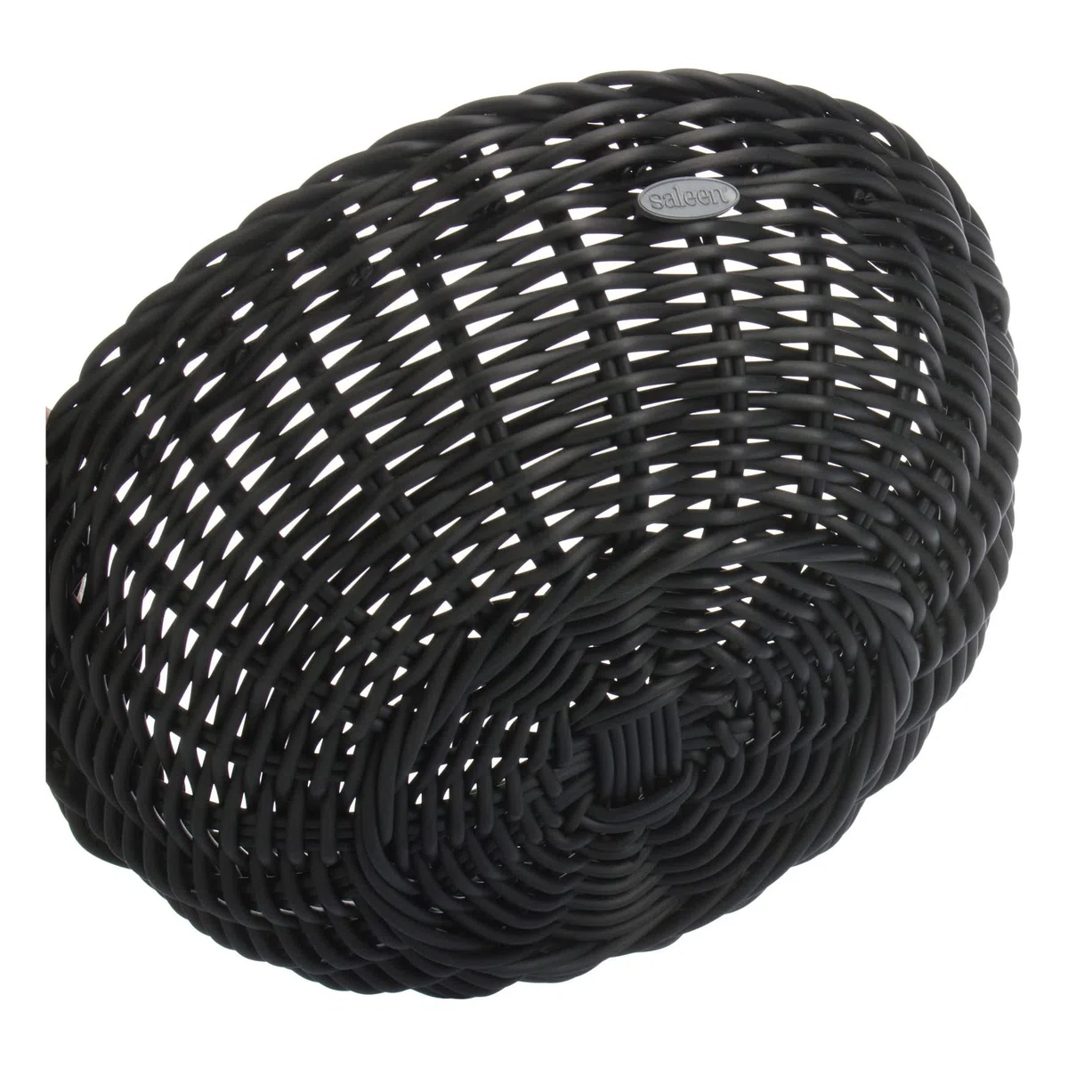 Westmark Cesta multiusos, Adecuada para hostelería y gastronomía, Redonda, Ø aprox. 23 cm, altura: aprox. 9 cm, fibra sintética, Saleen Edition, negro, 02010319101
