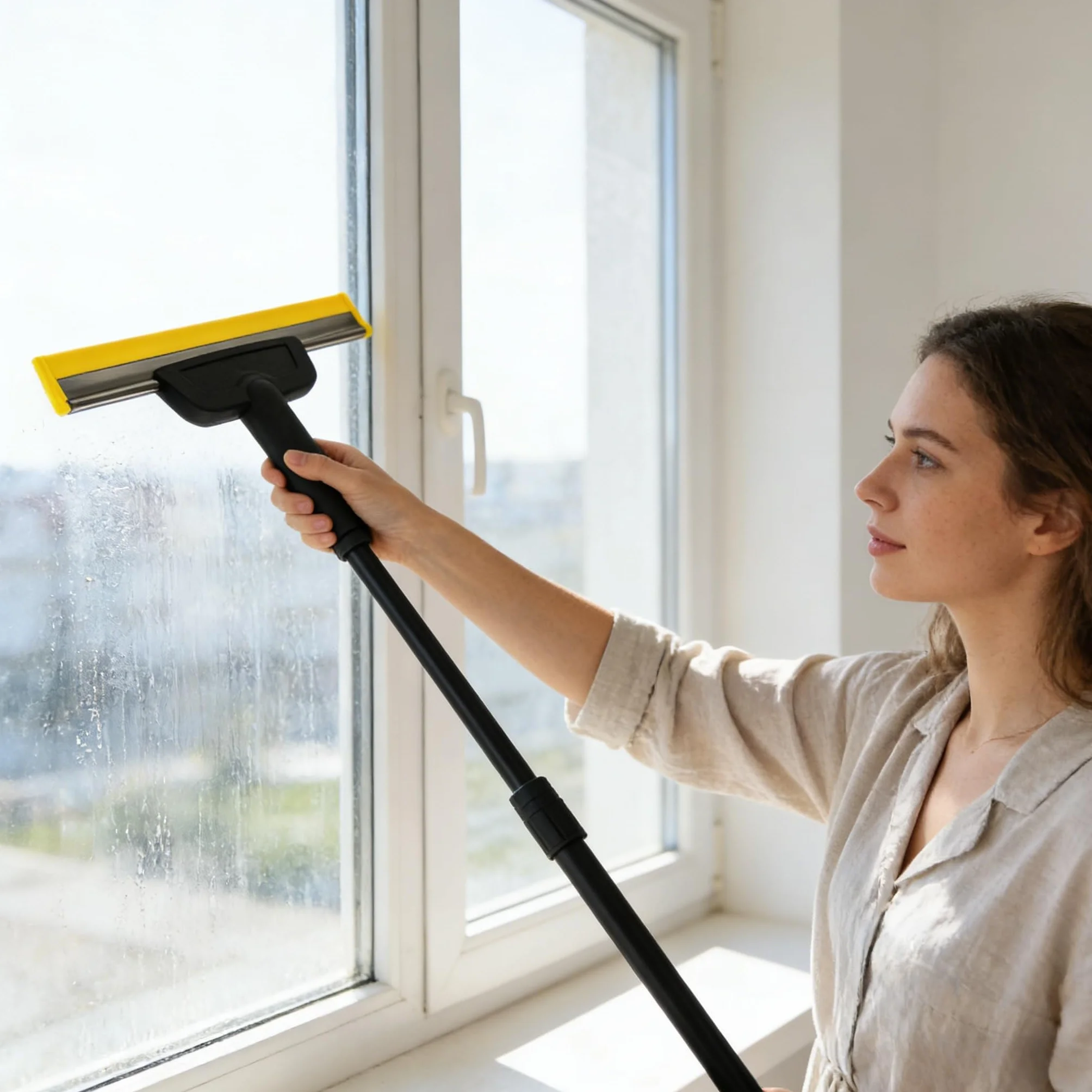 HIYOUNG Boquilla para ventanas compatible con limpiador de vapor Karcher, para limpiador de vapor SC1, SC2, SC3, SC4, SC5, SC7, limpieza sin rayas de vidrio, ventanas y espejos