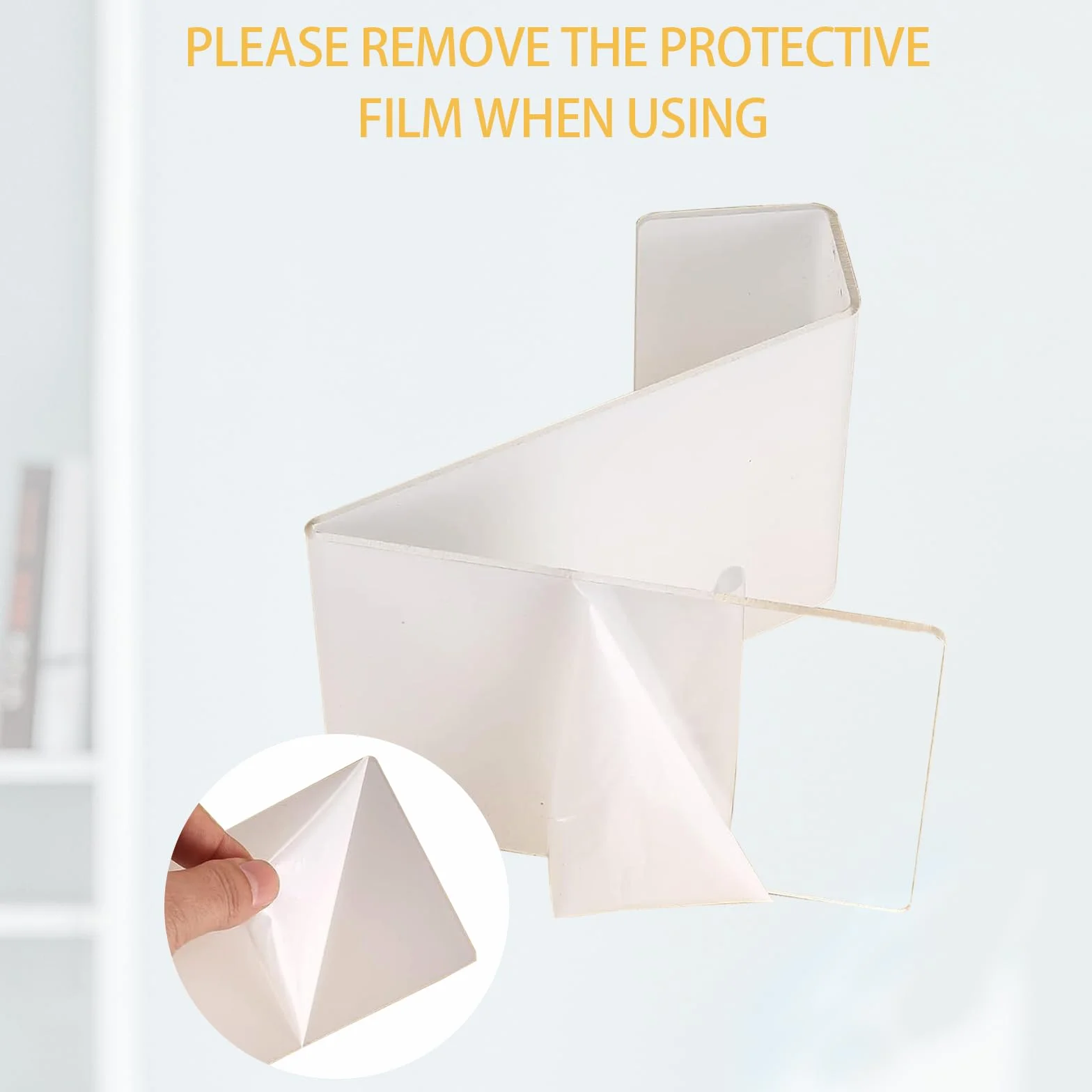 Soporte de acrílico transparente para libros, 8 piezas, expositor de libros, soporte transparente para mostrar álbumes de fotos, hojas de música, cuadernos, obras de arte
