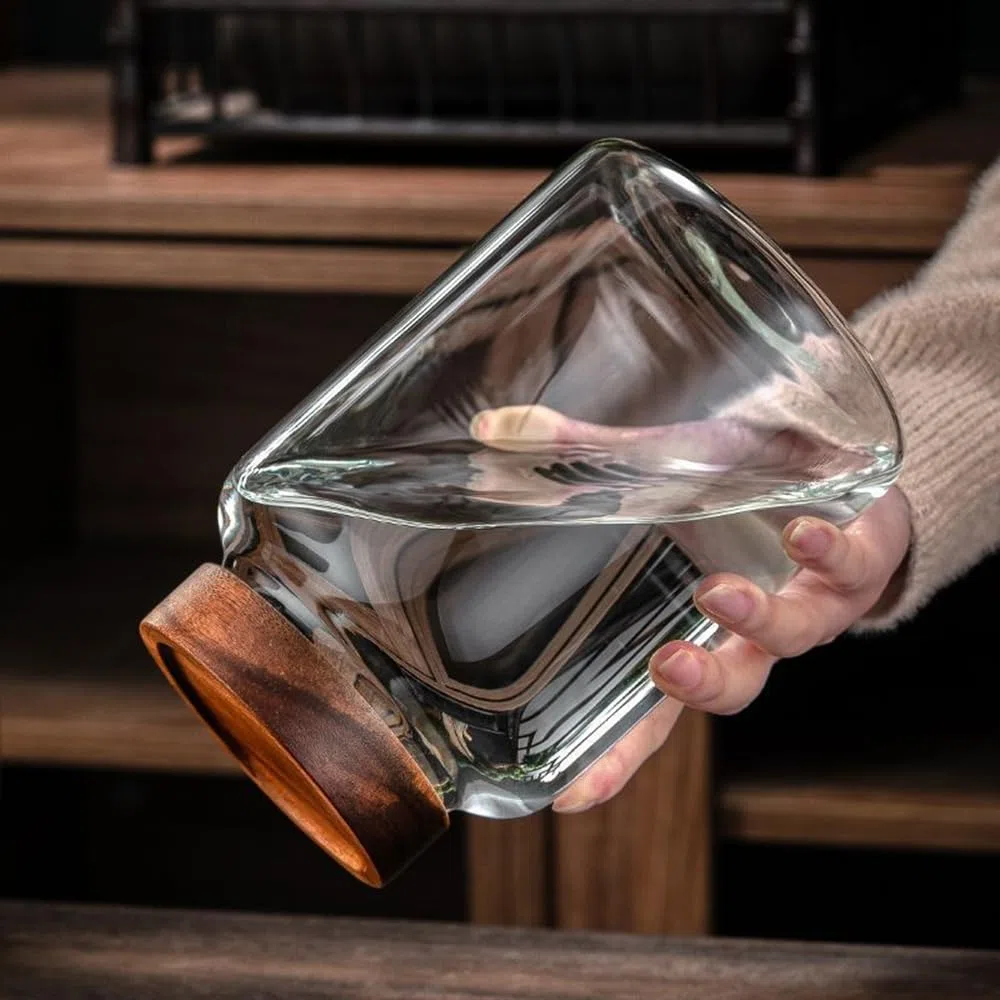 1500ml/51 oz Tarros de Cristal Cocina Almacenaje con Tapa Hermético, Altura 15cm Boca ancha Botes Cristal Frascos de Vidrio para Conservar Té Café Azúcares Especias
