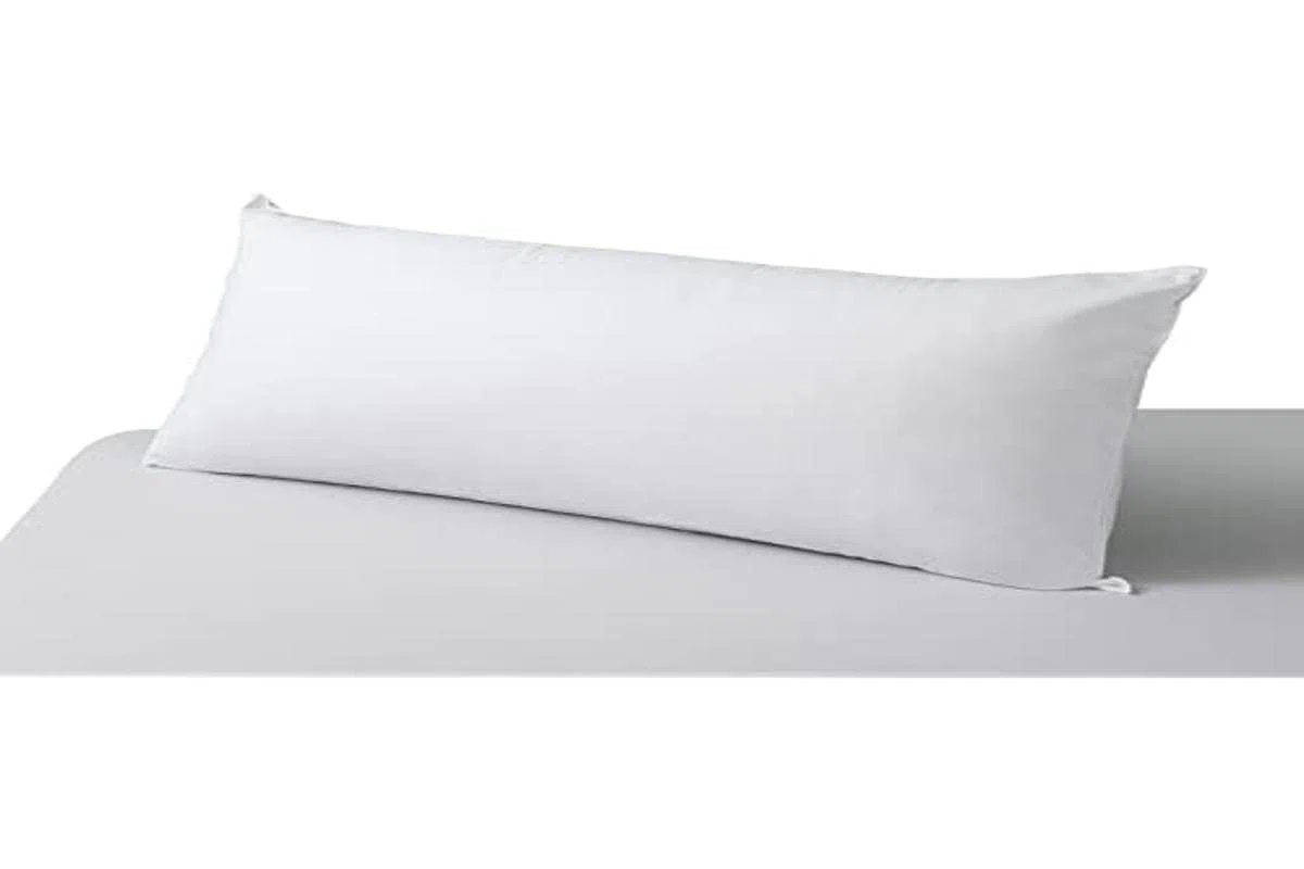 Savel - Almohada Antiácaros con Tejido de algodón | Firmeza Media | 40x105 cm