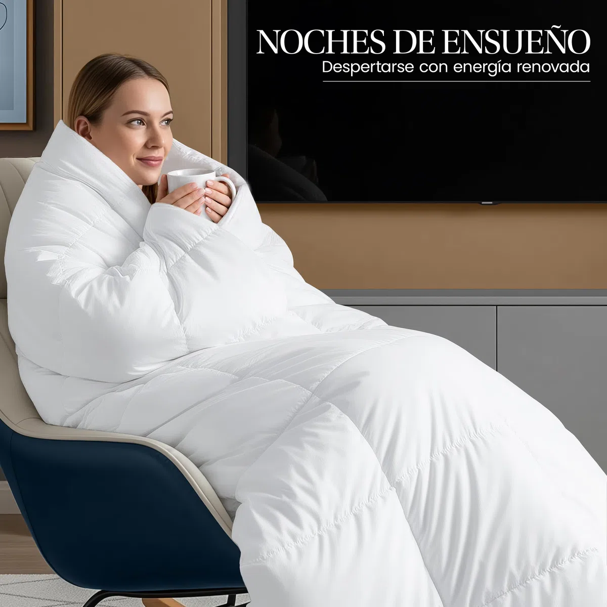 Utopia Bedding Edredón de Fibra 135 x 200 cm, Fibra Hueca siliconada, 940 gramo - (Blanco, Cama 80-135 x 200 cm)