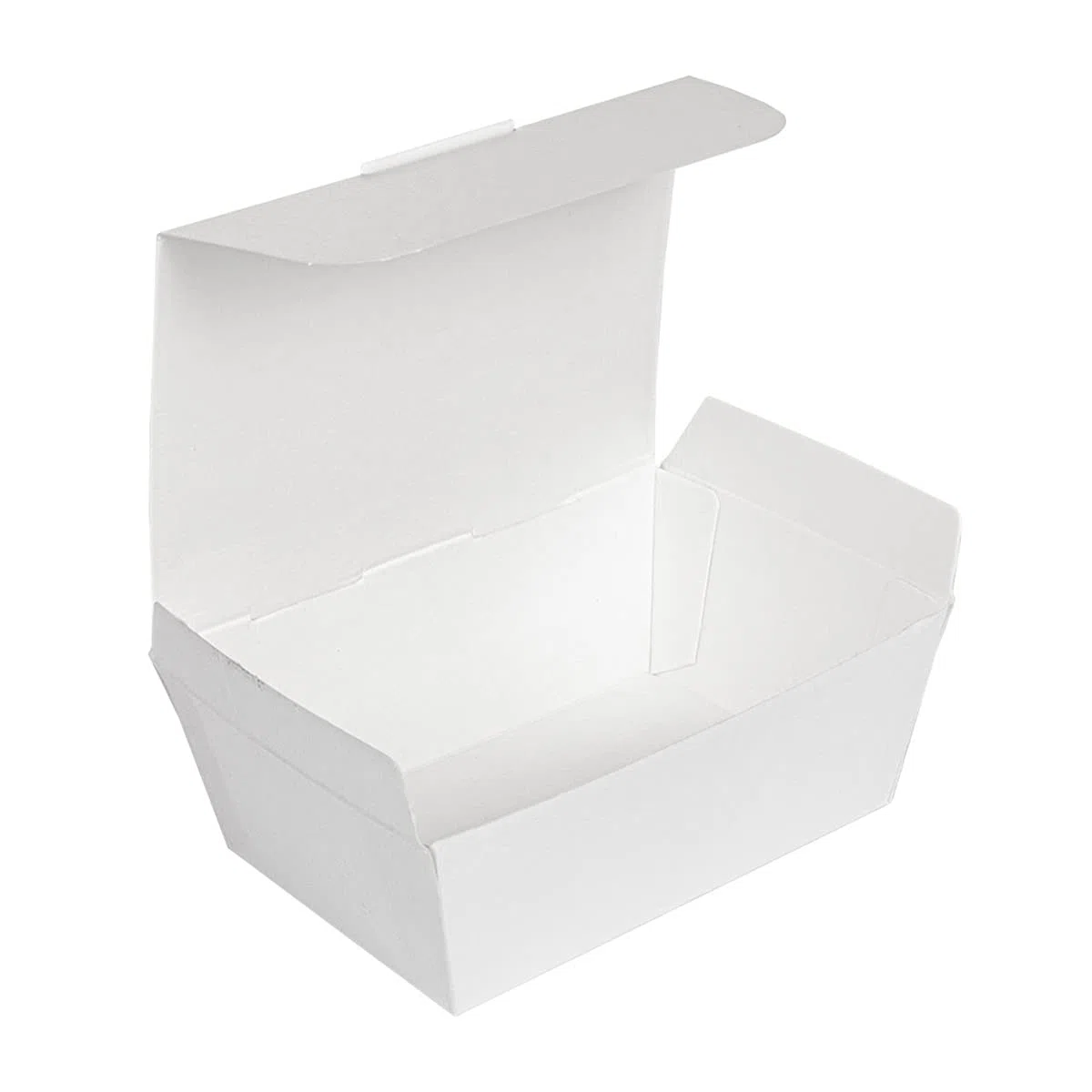 García de Pou 60 unidades - Cajas''Lunch Box'' Tapa 'Thepack' 230 G M2 14X9,7X5 Cm Blanco Cartón Ondulado Nano-Micro